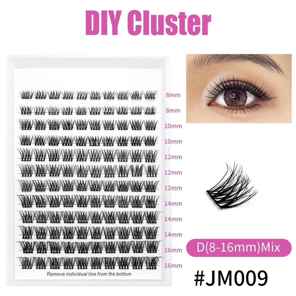 Single Cluster False Eyelashes European and American Thick Large Capacity Hot Melt Hair