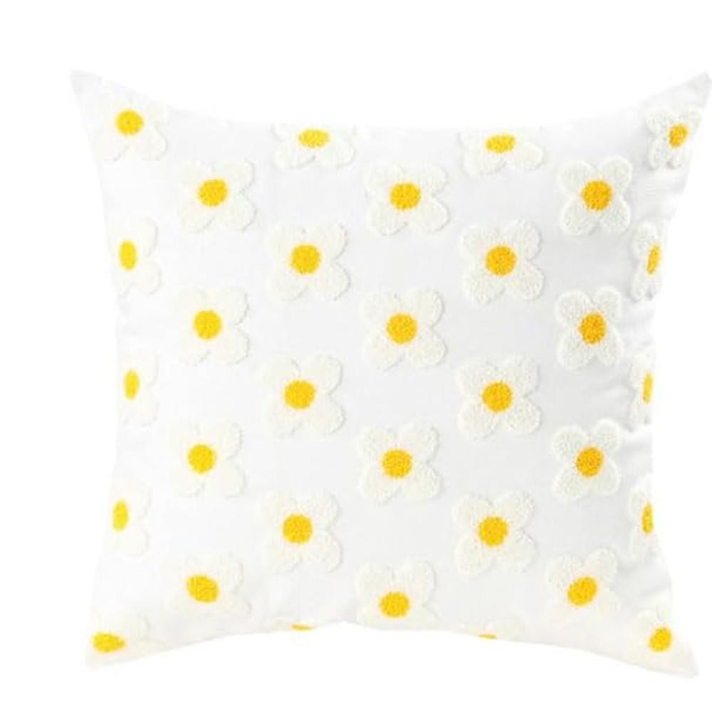 2D Floral Printed Pillowcase, Modern Fashion Home Bedroom Decoration, Living Room Sofa Cushion Cover, Flat Printing