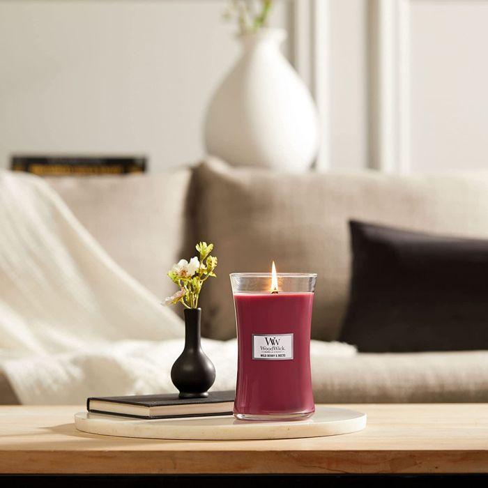 Bougie parfumée betteraves et baies sauvages grand modèle - Woodwick