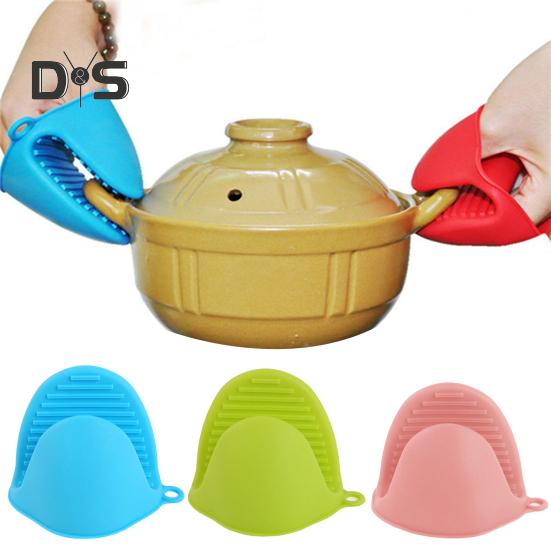 1Pc Oven Glove Anti Scald Non Slip Flexible Waterproof Easy To Clean Heat Insulation Plastic Easy Hanging Baking Mitt Kitchen Supplies