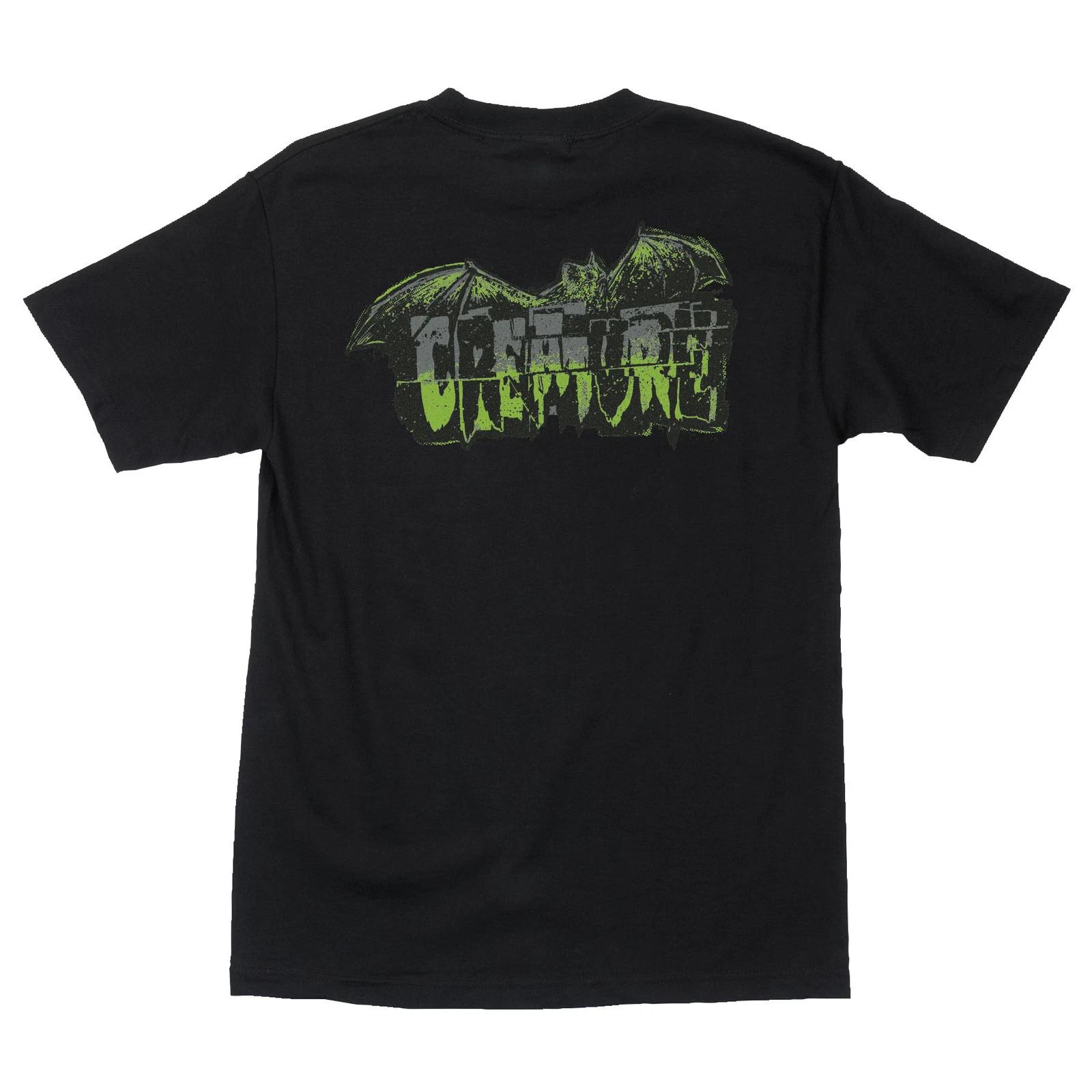 Creature FEEDBACK Skateboard T Shirt BLACK M