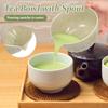 500ML Matcha Whisk Set with Spout for Tea Lover Premium Ceramic Matcha Bowl and Whisk Holder Kit for Home Camping of Tea