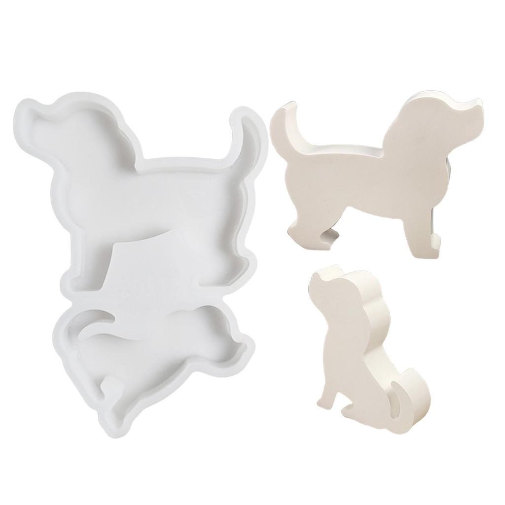 Easy To Use Silicone Mould Hand-Making Dog Moulds Statuettes Moulds Crafting Moulds Decorative Molds for Crafting