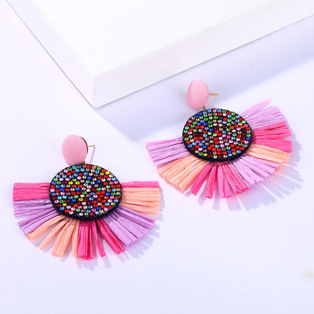 2024 Bohemian Queen Lafite Cic cercei cu picătură de cristal colorate Bijuterii de modă pentru femei Cadouri de petrecere