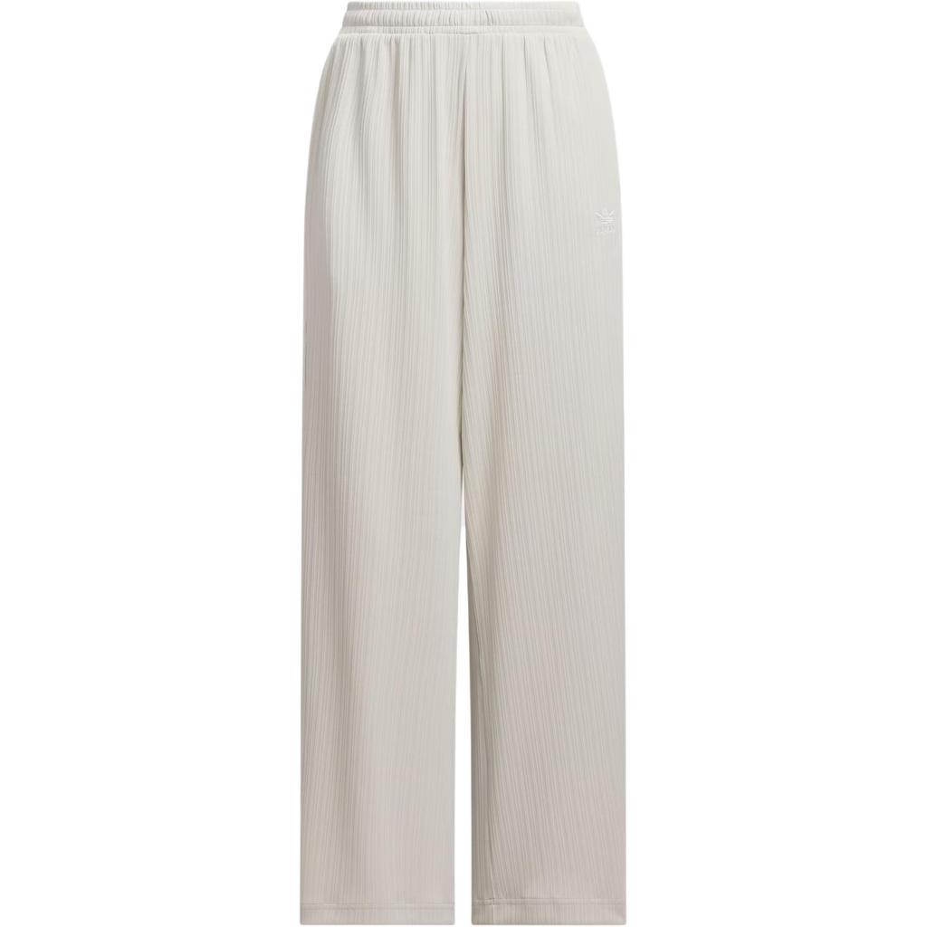 Adidas Originals Track Pants Logo Striped Loose Fit Casual Knit Sports Pants Women Bottoms Clear-Brown KB8949
