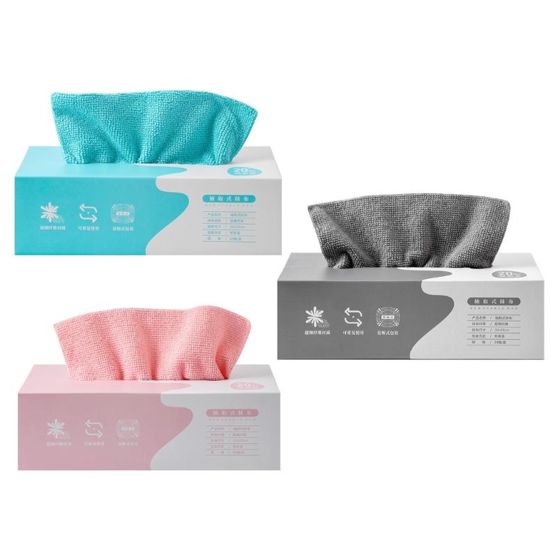 

MultiColor Household Cleaning Wipes Set 3x20 Sheets Microfiber Dusting Towels for Countertop Stove Sink Surfaces 1