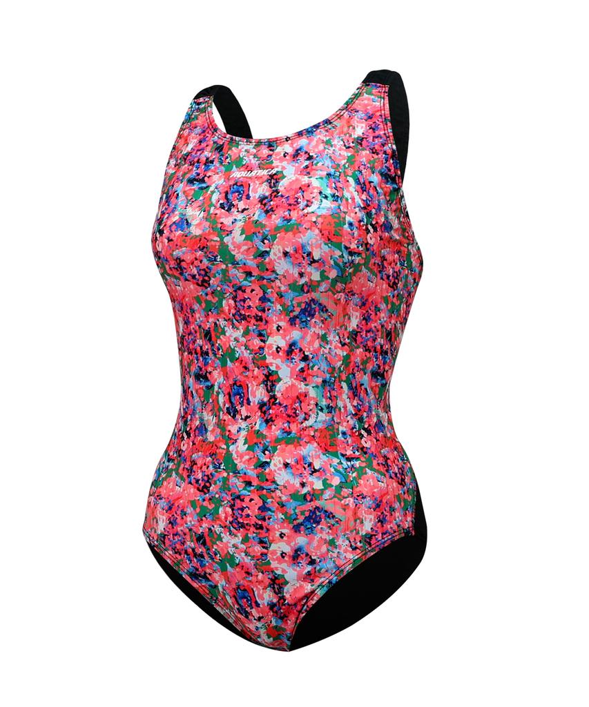 Akuatika Women'S Mid-Cut Indoor Swimsuit Aqa1496 3-Piece Pouch Set