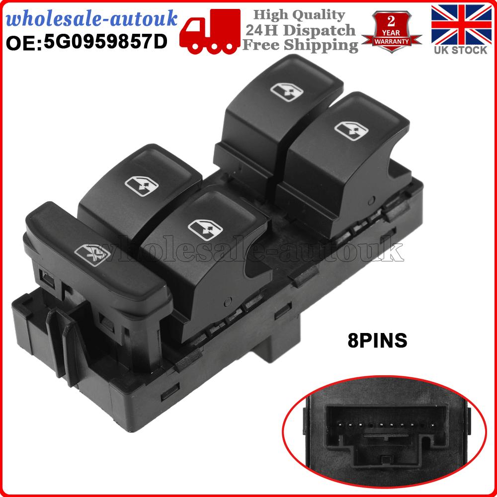 for VW Golf MK7 Passat B8 Seat Leon 2013-2018 Window Master Switch #5G0959857B