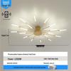 Nordic Fireworks Rotating LED Ceiling Light - High-End Living Room and Bedroom Lighting