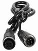 4-Pin Aviation Video Extension Cable for connecting truck and bus surveillance cameras.