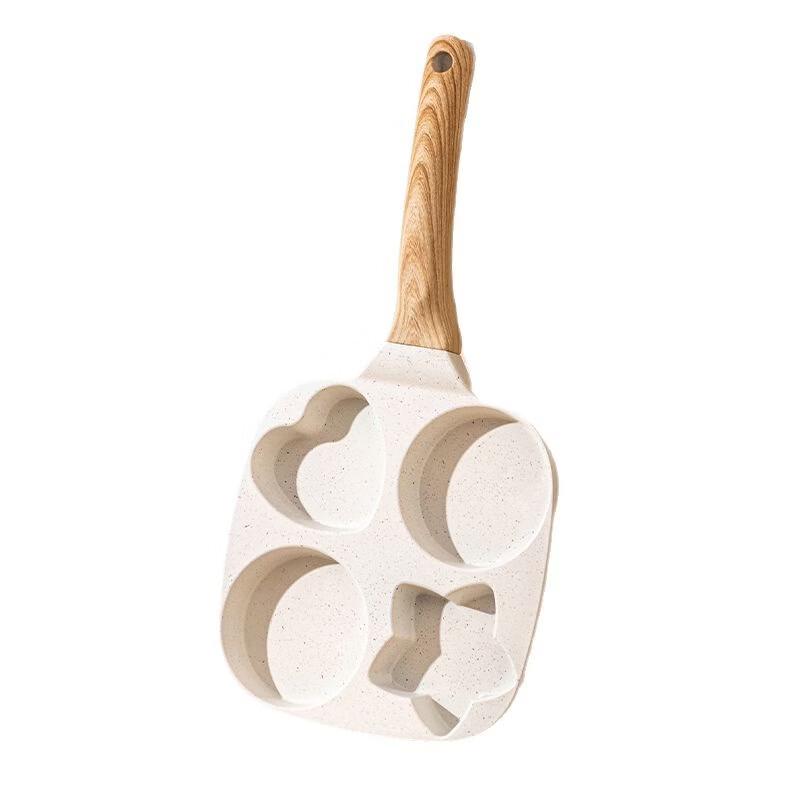 Zhi Shi Non-Stick Star Shape 4-Hole Frying Pan Set