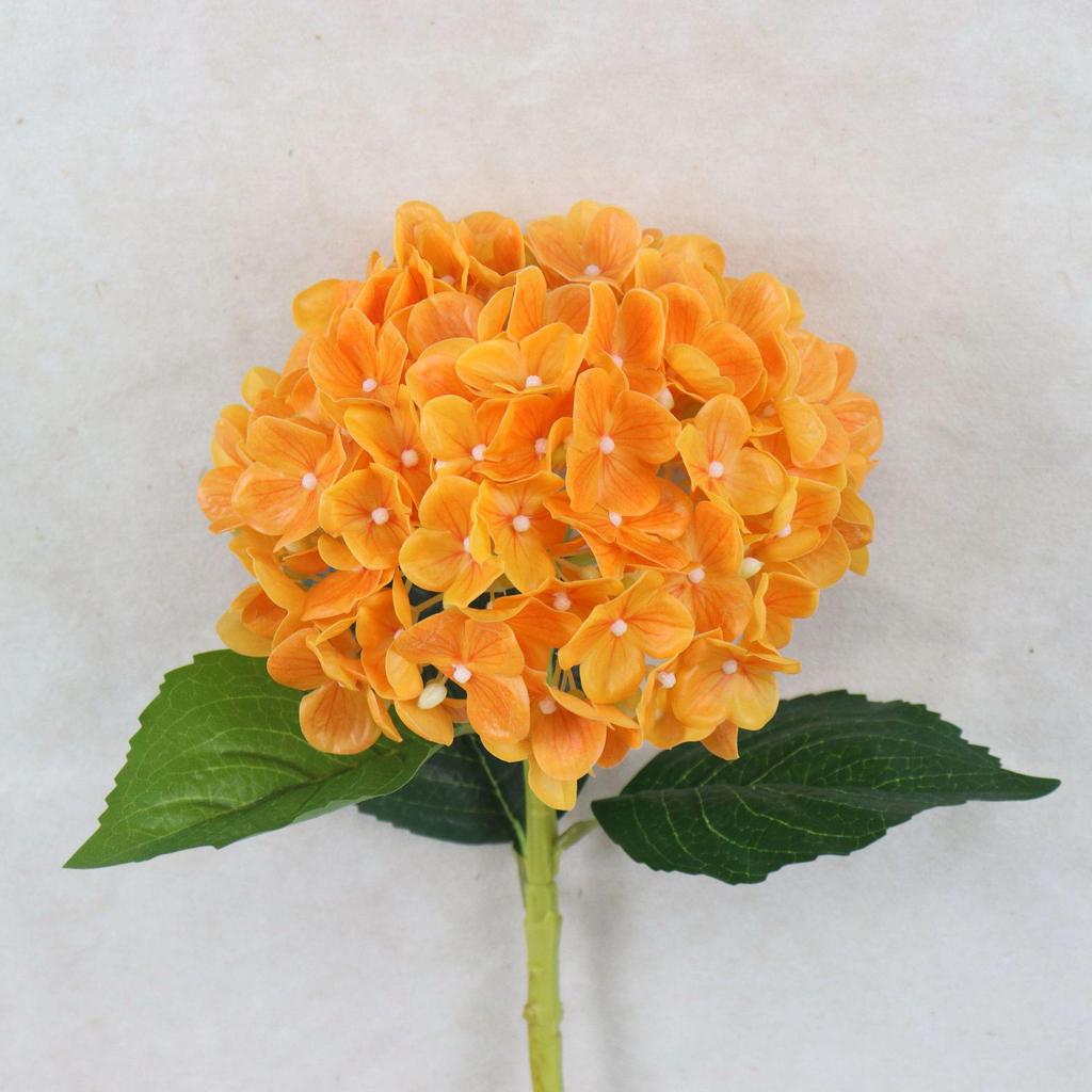 Große realistische Haptik Hortensie: Feuchtigkeitsspendende Künstliche Hochzeits-Blumendekoration