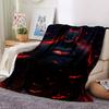 Batman Theme Printed Blanket - Perfect for Couch, Bed, Travel & Outdoor Use | Machine Washable, Cozy & Durable.