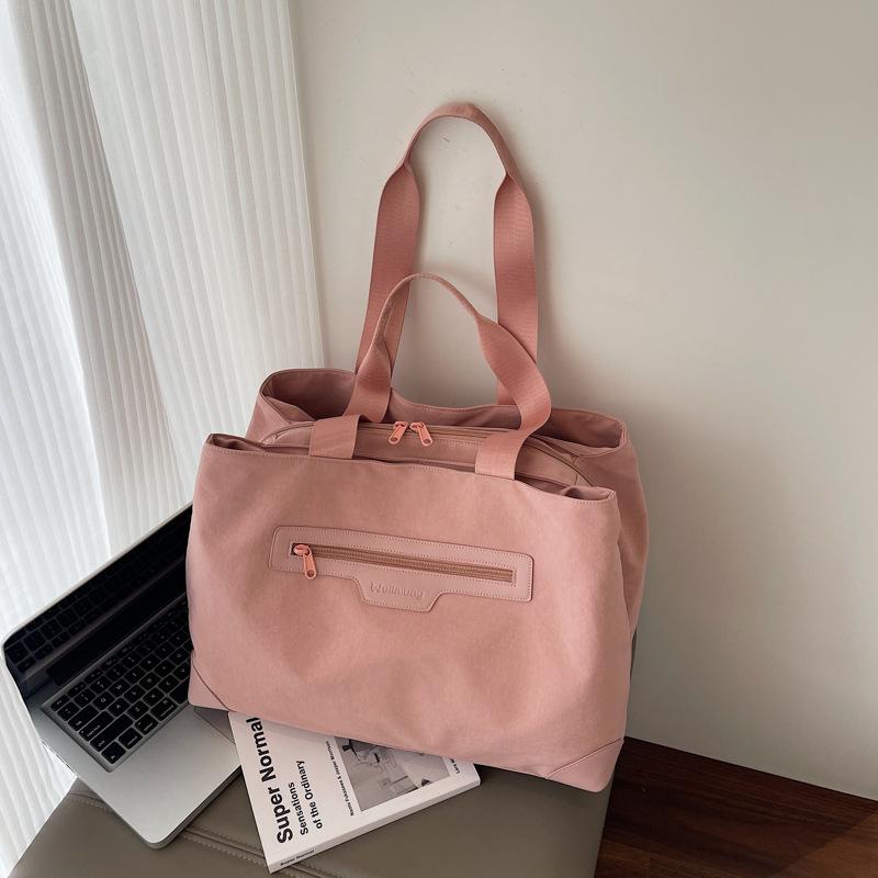 Spring and Summer New Fashion Tote Bag Large Capacity Handbag Travel Bag Simple Casual Shoulder Bag