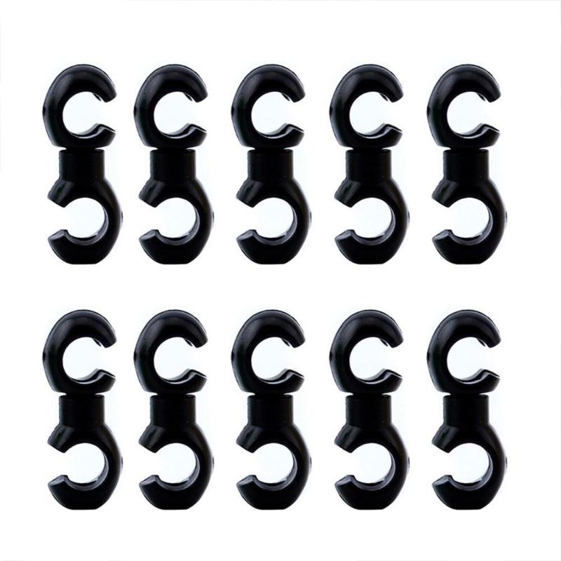 10pcs/set Plastics Bike Cross Line Clips S Style Clips Mountain Road Bicycle Brake Gear Cable Bicycle Accessories