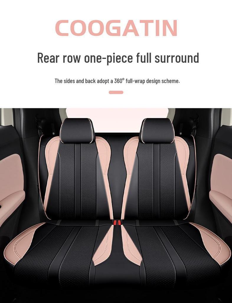 BYD Seagull Full Coverage Car Seat Cover - Universal Fit for Four Seasons, 2023 Model, Five-Seater