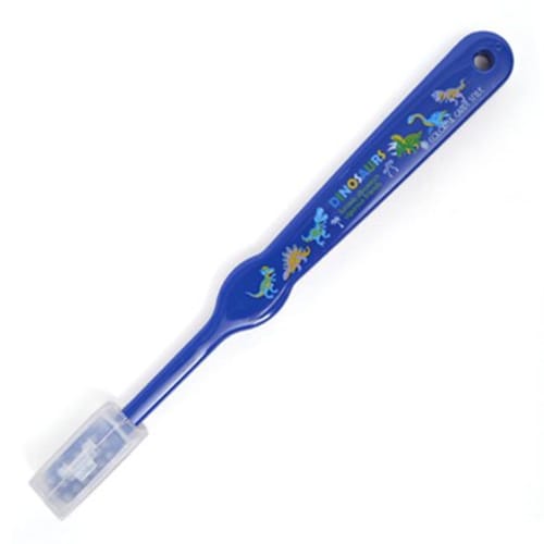COLORFUL CANDY STYLE Toothbrush for Boys and Kids, with Cap, Compact, Made in Japan, Safe, Dinosaur King Collection, N5800750