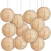 8inch Size Paper Lantern Paper Material Home Decoration Lantern Linen Lantern  Children's Birthday