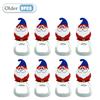 Christmas Magnetic Bottle Opener Santa Claus Beer Eagle Silicone Refrigerator Magnet Kitchen Tool Holiday Party Gift Decoration