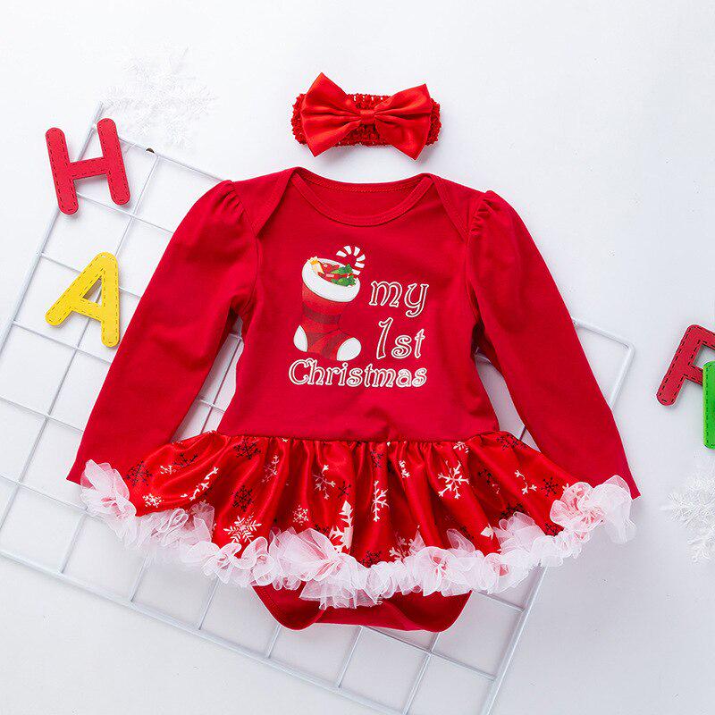 Buy NewBorn Baby Clothes Autumn/Winter Santa Christmas Cotton B at