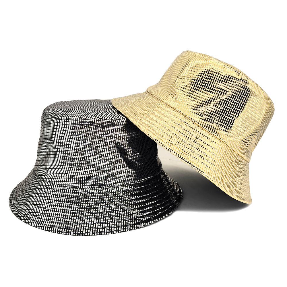 Fashion Bling Panama Women Men Decorate Bucket Hat Hiphop Spring Summer Sunscreen Fisherman Hat Unisex Outdoor Sun Gorras Travel