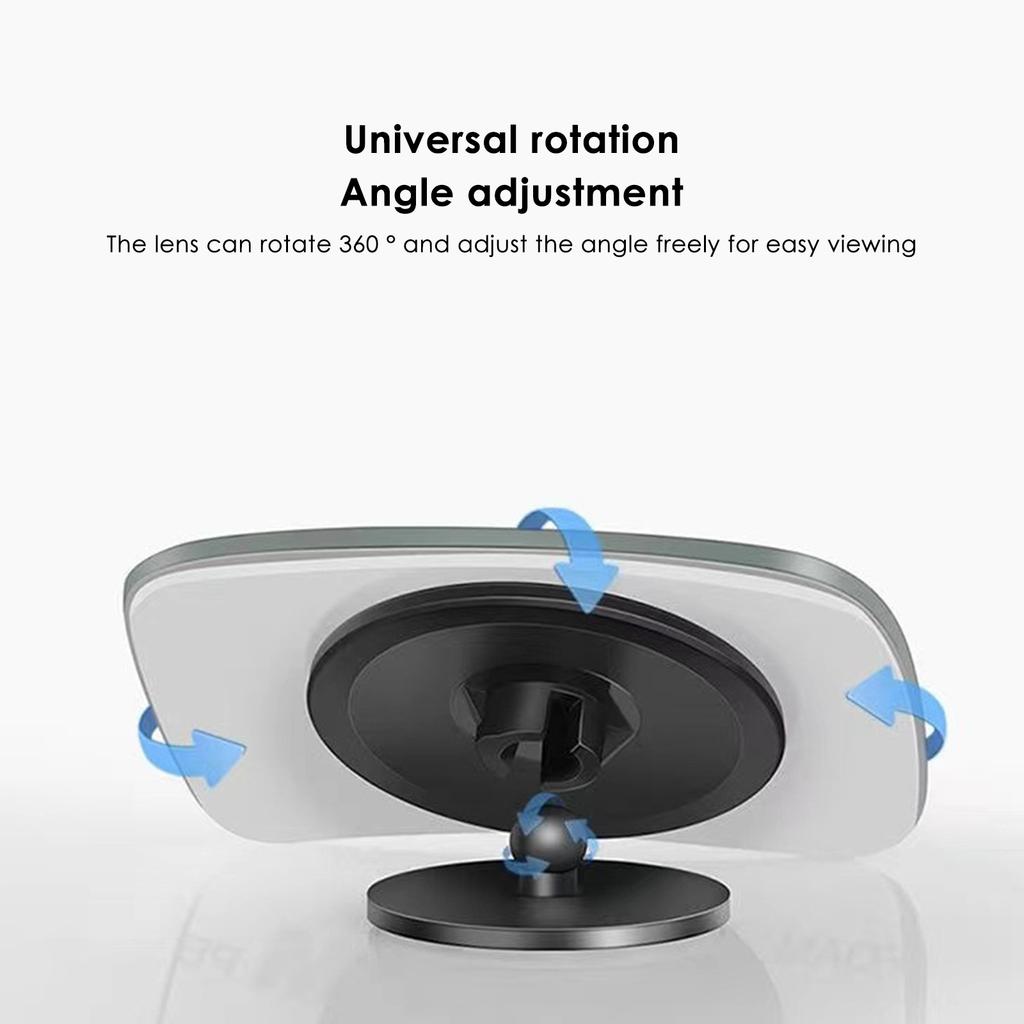 2PC Wide Angle Mirror Car Rearview Mirror Small Round Mirror Blind Spot 360 Degree Car Mirror Auxiliary Mirror Blind Area Mirror