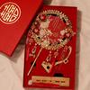 Luxury Xiuhe Wedding Fan DIY Kit - Perfect Bridal Gift or Keepsake