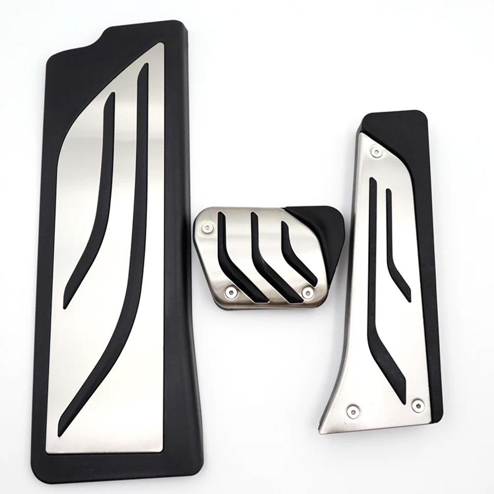 Für BMW 5er G30 M Sport 520i 2017~2024 Auto Bremse Gas Fußpedale Kein Bohren Edelstahlauflage Innenraumzubehör