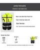 Reflective Safety Vest for Traffic, Construction, and Riding