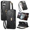 Elegant Floral Leaf Flip Phone Case IPhone 18 17 16 15 With Magnetic Card Slot Stand PU Leather Cover