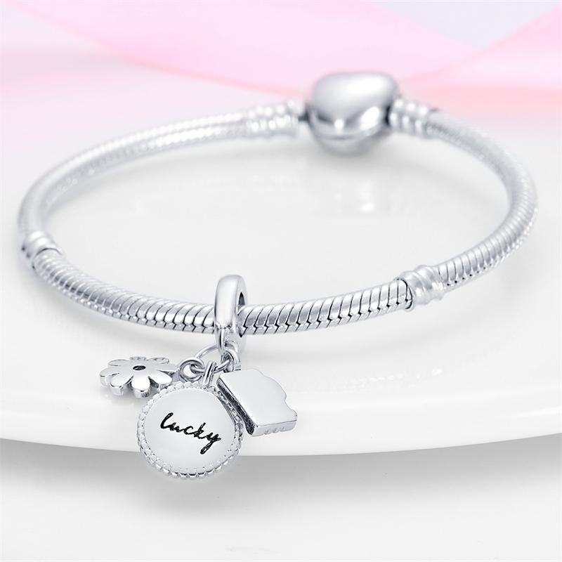 Charm Bead Charms Authentic copper Plated Travel Camera Flower Pendant Bead Charms Compatible With Bracelets Diy Fine Gift Women Delicate Jewellery