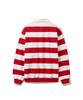ERER Oxford Collar Stripe T-Shirt Red