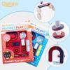 10Pcs/Set Easy-assembled Wear-resistant Education Science Magnet Toy Set for Kids