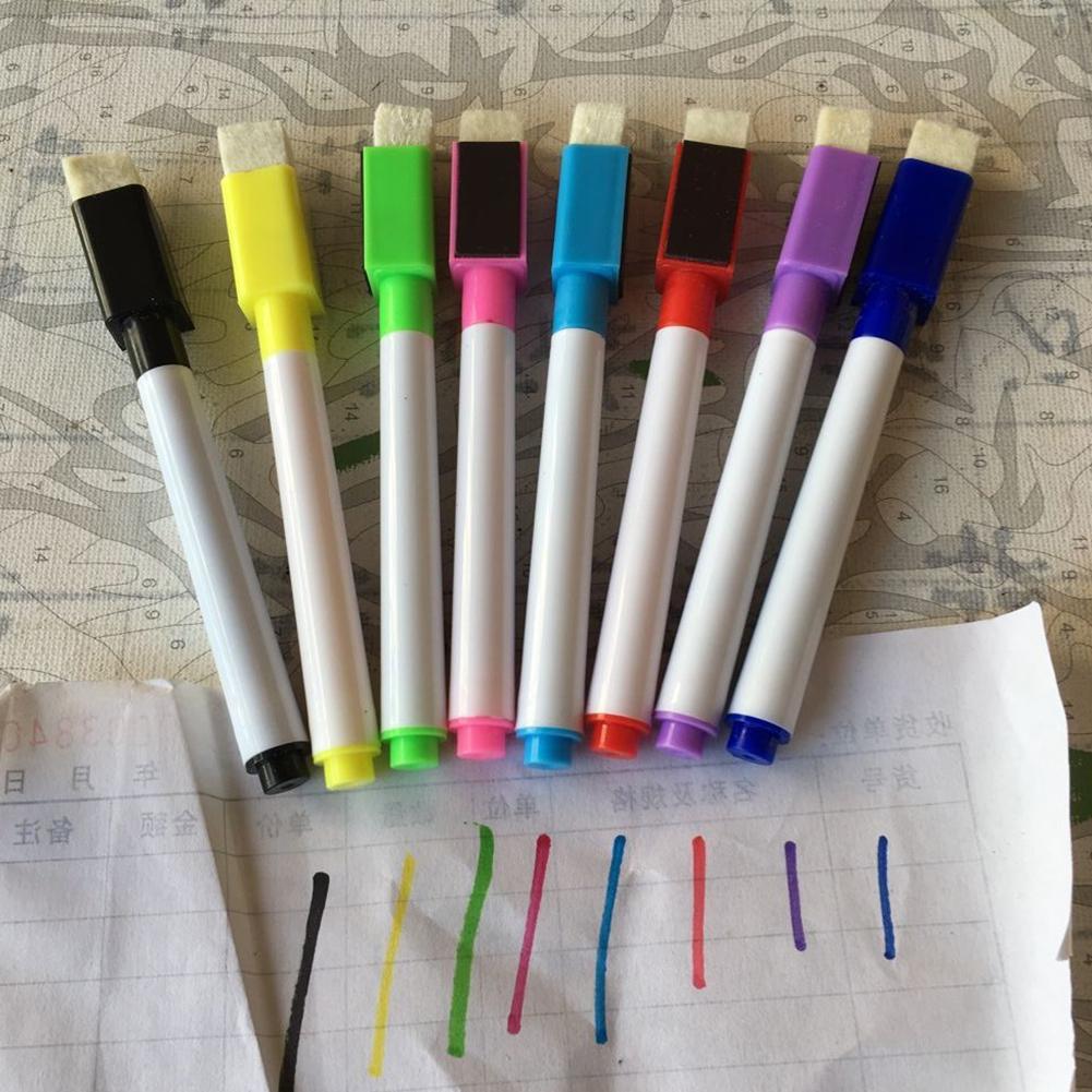 8 Colors Whiteboard Marker Odor-free Non-toxic Marker Pens