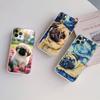 CJ90 Pug Dog Transparent Phone Case for LG K22 K30 K40 K40S K41 K42 K50 K50S K51 K51S K52 K61 K62 K71 K92 Q60 Q61 V40 V50 V60