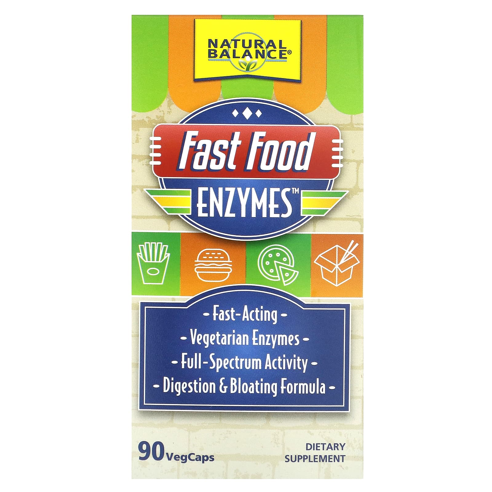 

Fast Food Enzymes, 90 Veggie Capsules