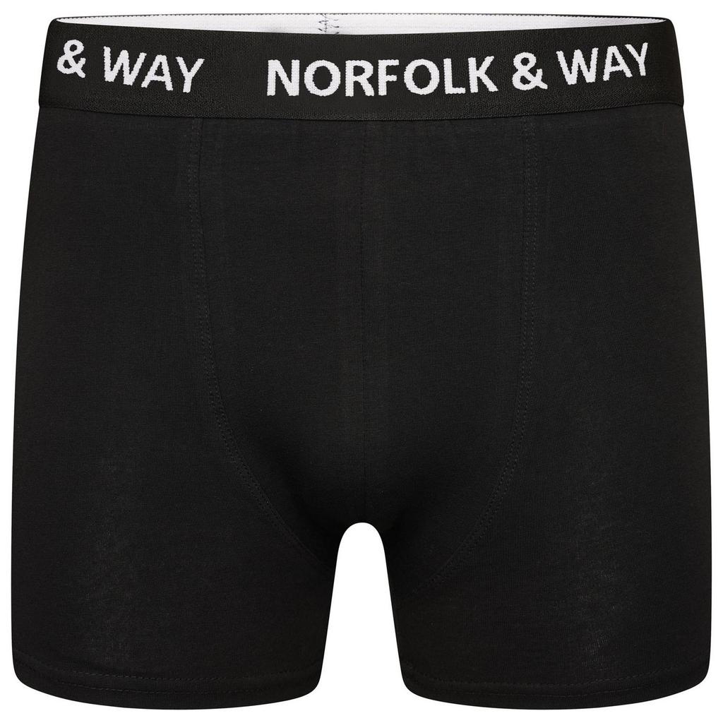 Norfolk & Way Men's Cotton Blend Boxer Shorts (Pack of 6)