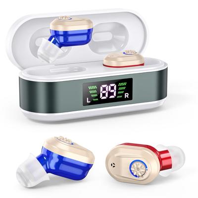 Hearing Aids For Seniors Rechargeable, Hearing Amplifier With Noise Cancelling For Adults Hearing Loss,Hearing Assist Devices With Volume Control