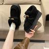 Fashion Thick-soled Snow Boots for Women 2024 New Autumn and Winter Wear Cotton Shoes with Extra Wool