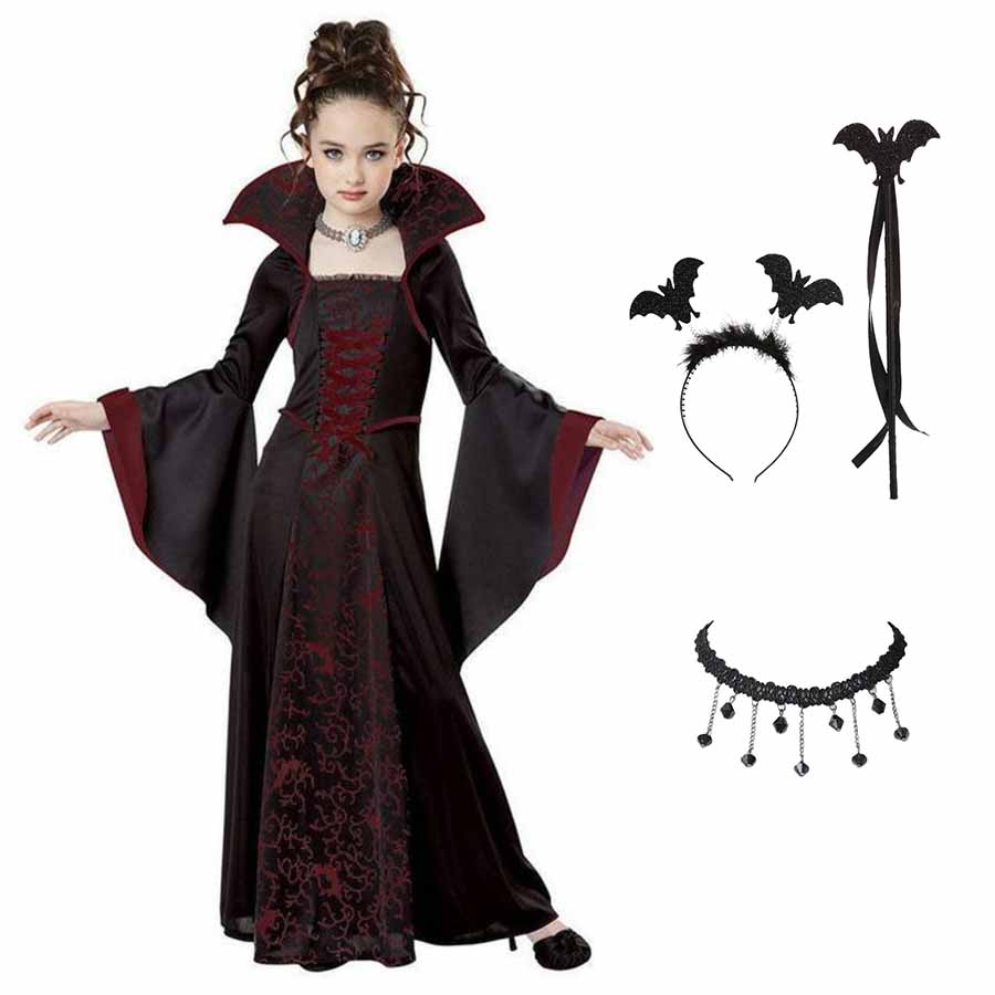 Helovīna kostīms bērniem Helovīna fantāzijas vampīra