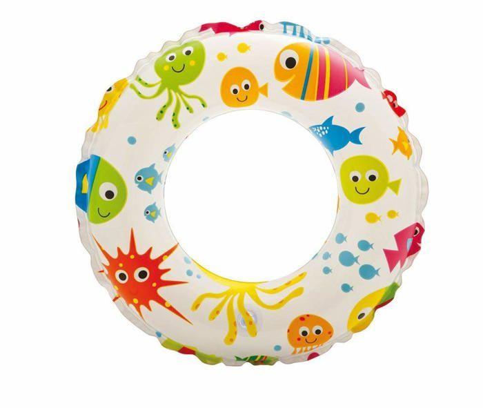 Bouée gonflable - Intex 59230EP - Flotteur de sécurité enfant - 51 cm - Vinyle blanc