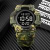 1968 Luxury Digital Stopwatch Military Alarm Clock LED Display Waterproof Wristwatch Sport Watch for Men Reloj Hombre