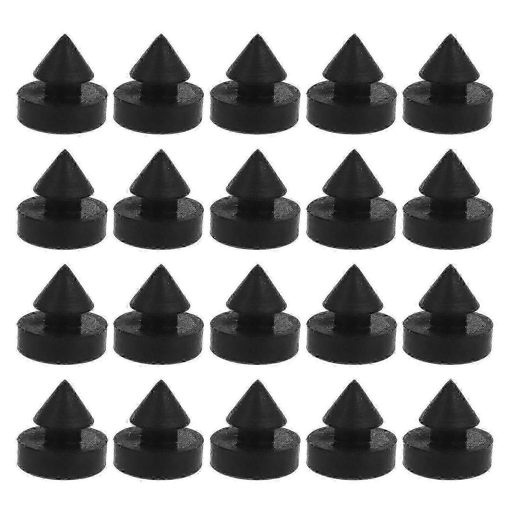 20pcs Rubber Door Bumper Sound Dampening Door Bumpers Wall Protector From Furniture Door Stopper For For Metal Door Metal Frame Edition 0115