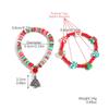 European and American Snowflake Crystal Beaded Christmas Bracelet Set for Women
