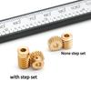 3mm Robot Chassis Worm Gear M0.4 1/20 Axis Center 6.98mm For Small instruments Transmission Educational Toy