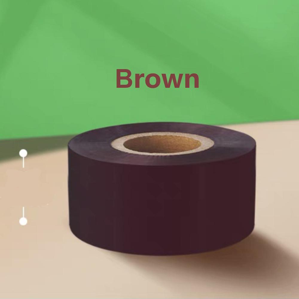 Thermal-transfer Care Tag Printer Inked Ribbon 30-50mm Care Label Printing Color Inked Ribbon Roll for Home Textiles/clothing