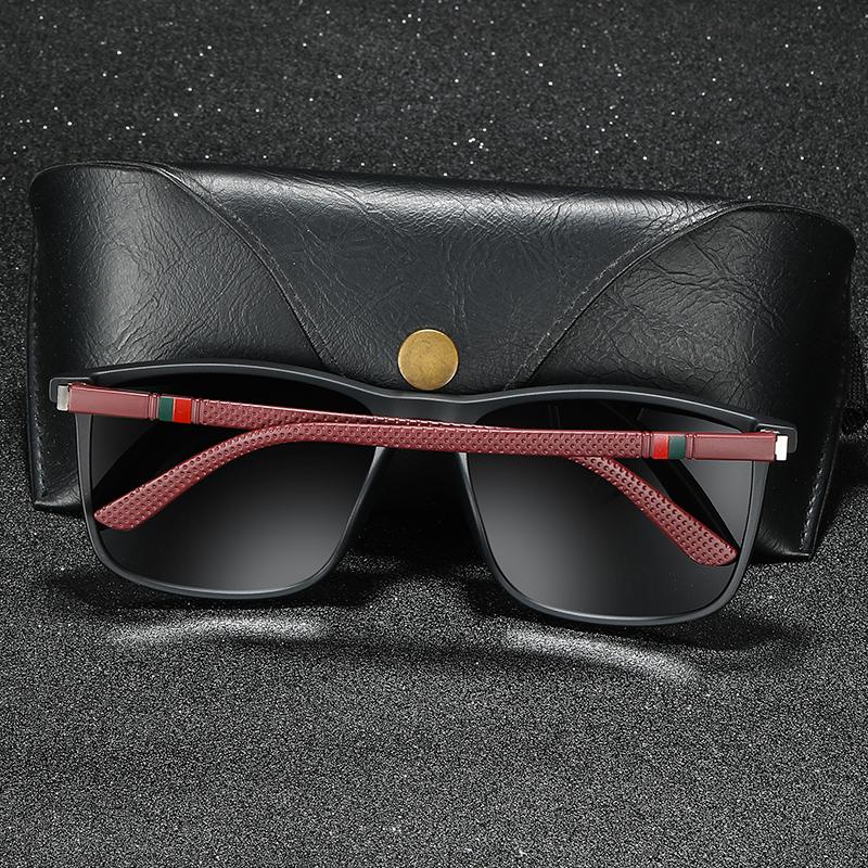 Luxury Square Vintage Polarized Sunglasses For Men Women Fashion Travel Driving Sun Glasses Male TR90 Eyewear UV400