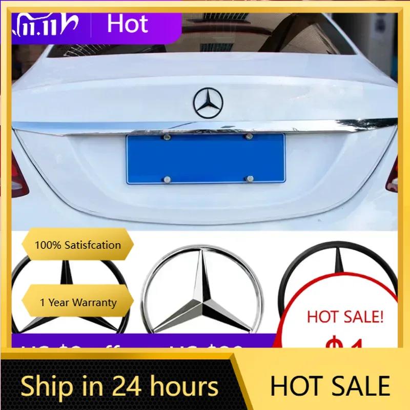 C200 E200 For Mercedes Benz Midtre Bagasjerom Stjerne Logo Bil Emblemer Merke FOR Benz A C E CLA GLC Klasse W117 W176 W204 W205 W212 W213 W