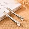 50Pcs Silver Metal  DIY Hairpin  Alligator Hair Clips Crocodile Clamp Duckbill Clip