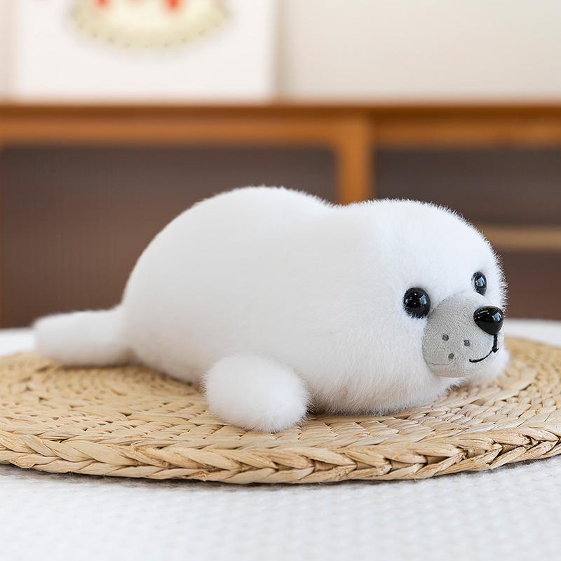 Genuine Ocean Series Plush Whale, Dolphin, Shark & Seal Toy Set for Children